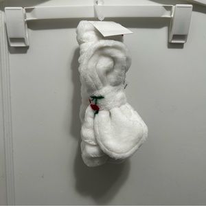 BNWT Cherry Plush Bow Headwrap
